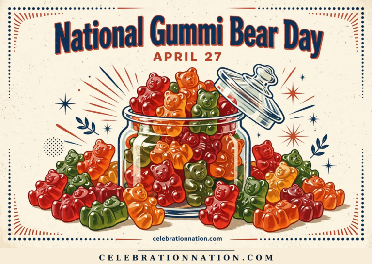 National Gummi Bear Day poster