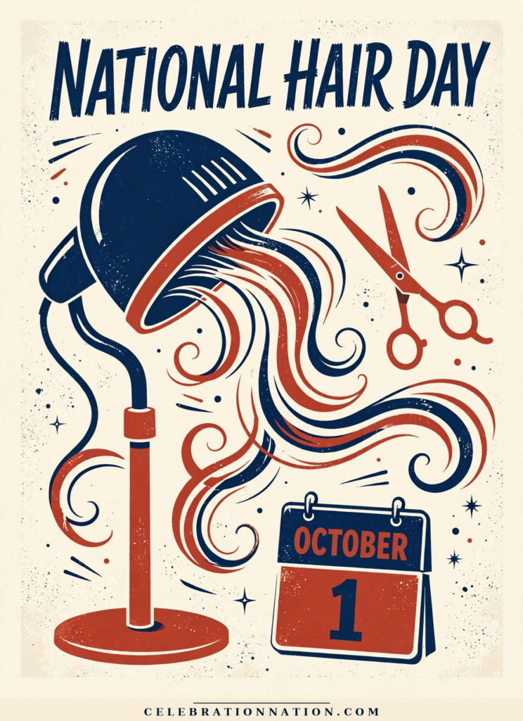 National Hair Day poster