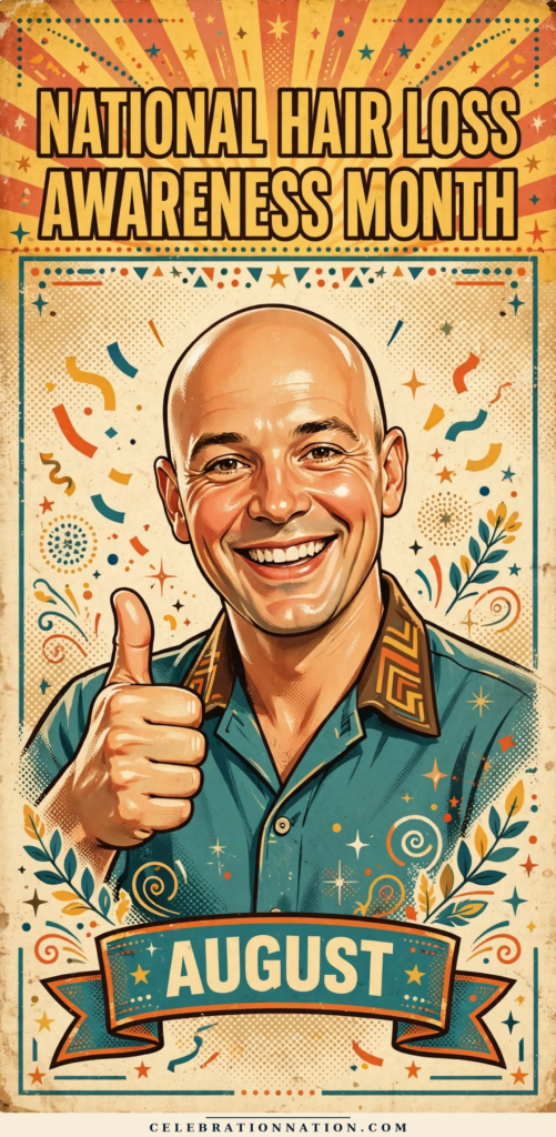 National Hair Loss Awareness Month poster