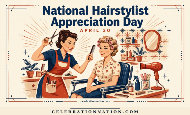 National Hairstylist Appreciation Day poster