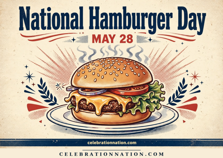 National Hamburger Day poster