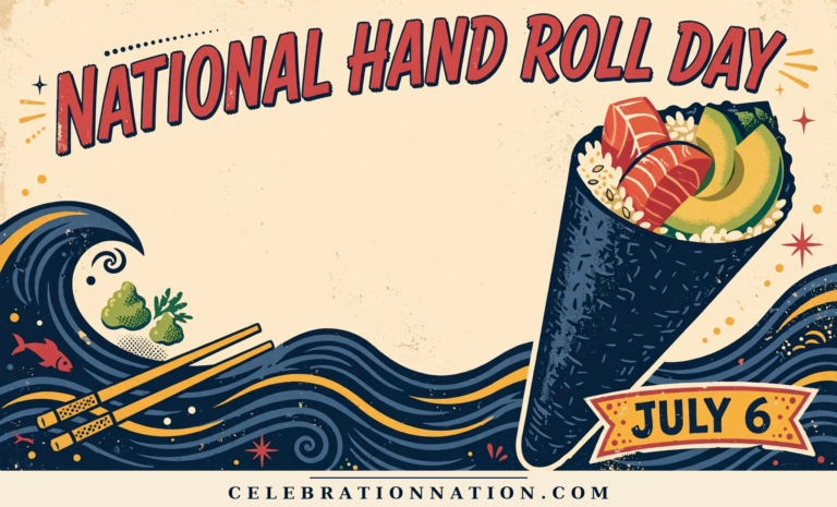National Hand Roll Day poster