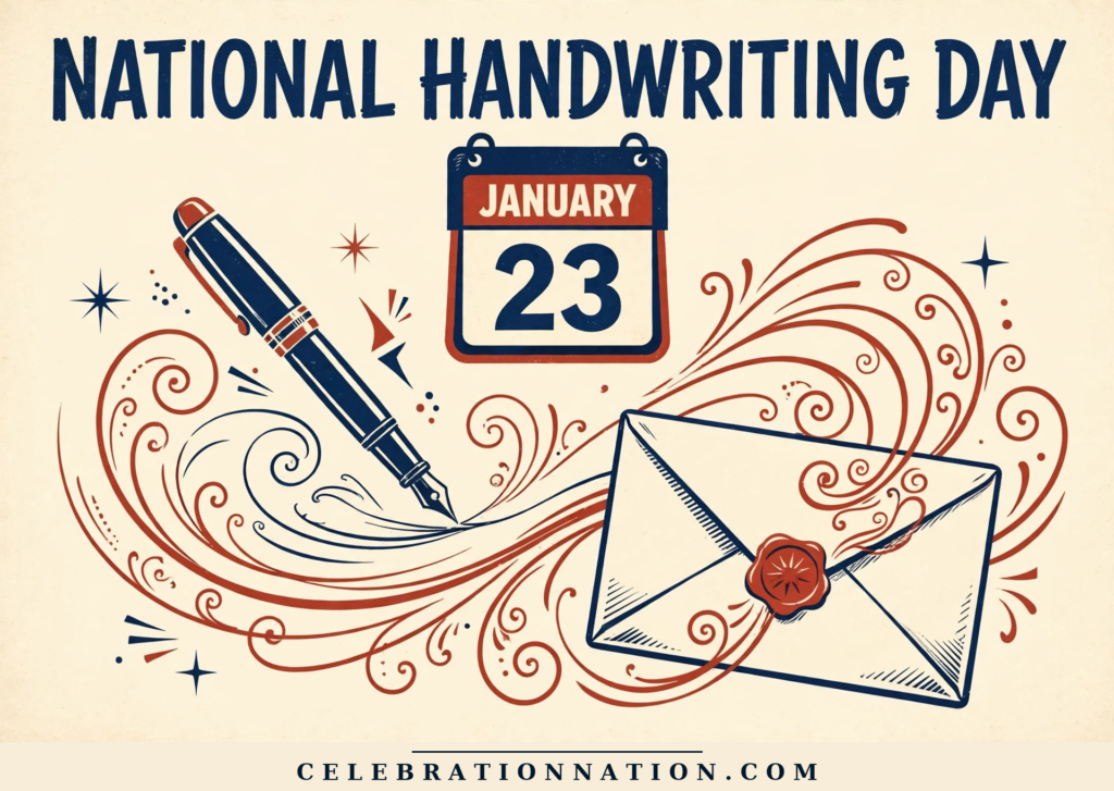 National Handwriting Day illustration, January 23