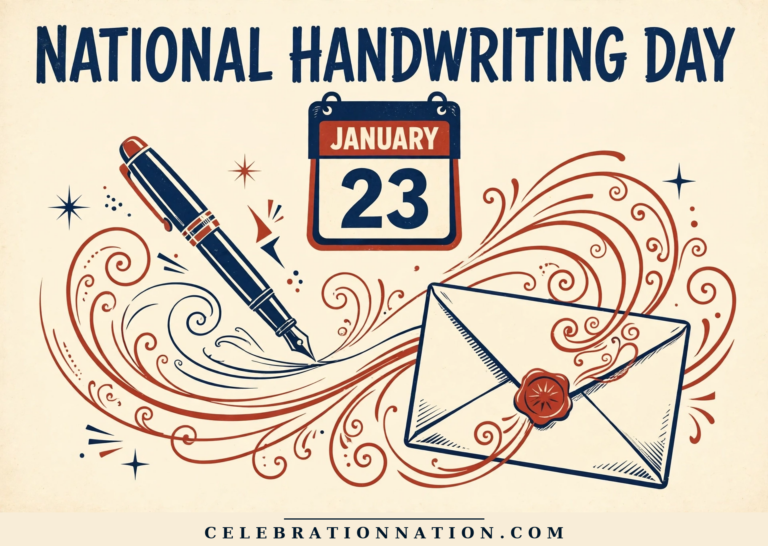National Handwriting Day poster