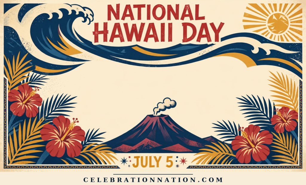 National Hawaii Day poster