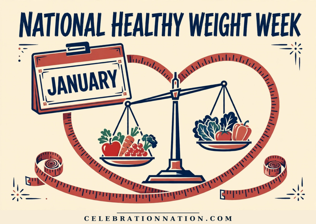 National Healthy Weight Week poster