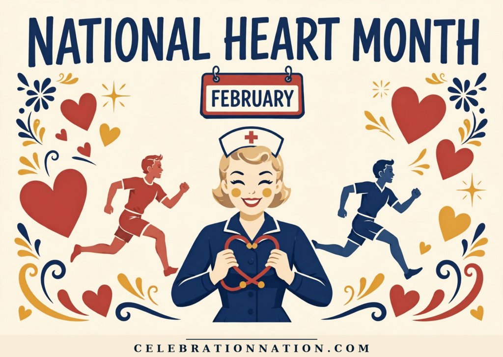 National Heart Month poster