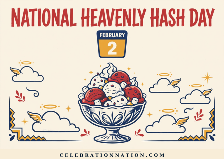 National Heavenly Hash Day poster