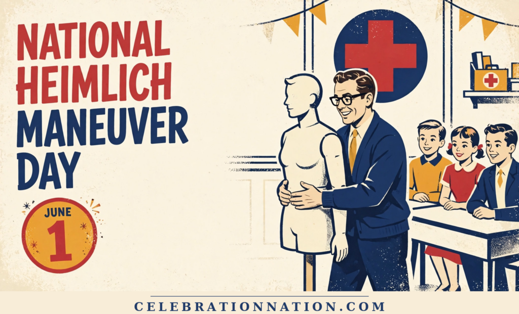 National Heimlich Maneuver Day poster