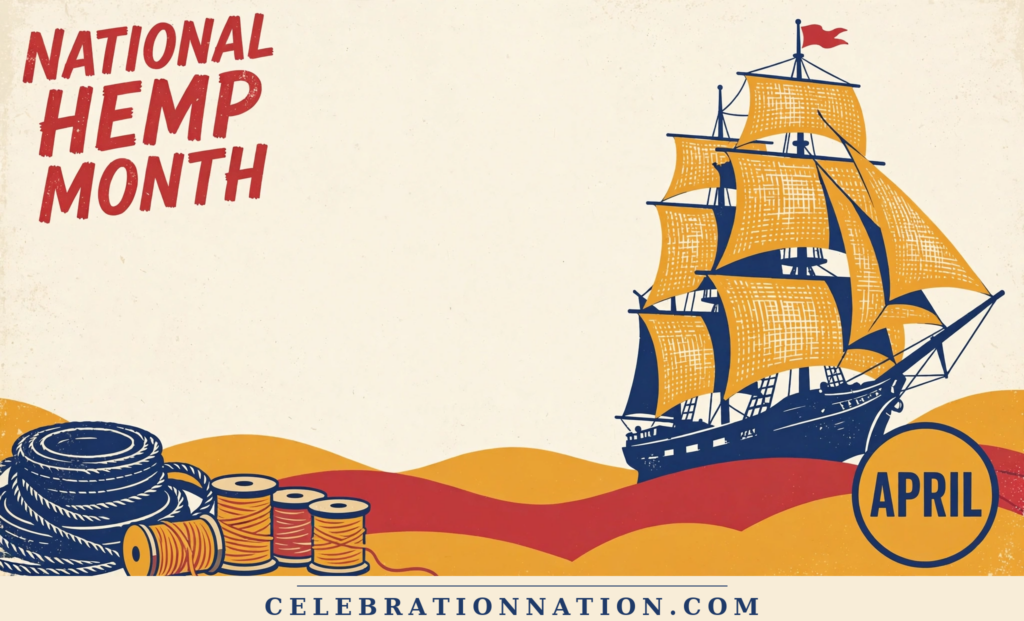 National Hemp Month poster