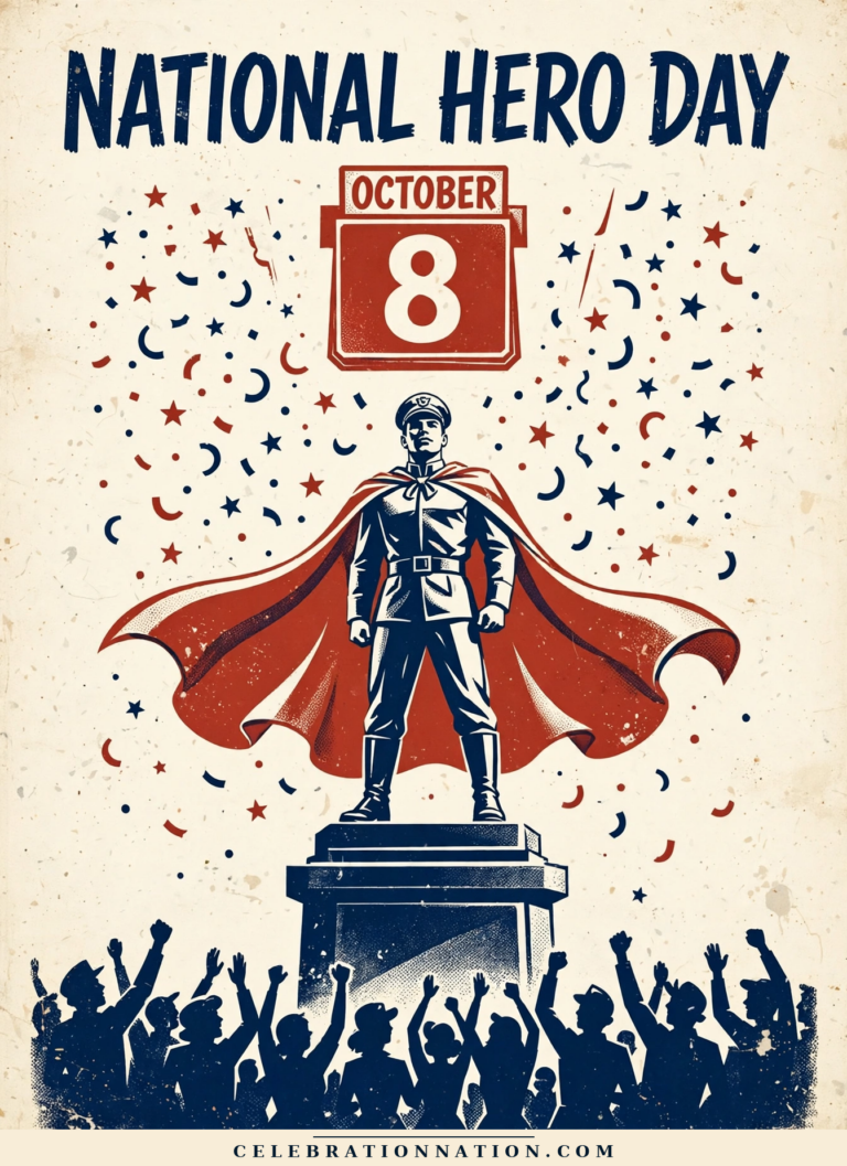 National Hero Day poster
