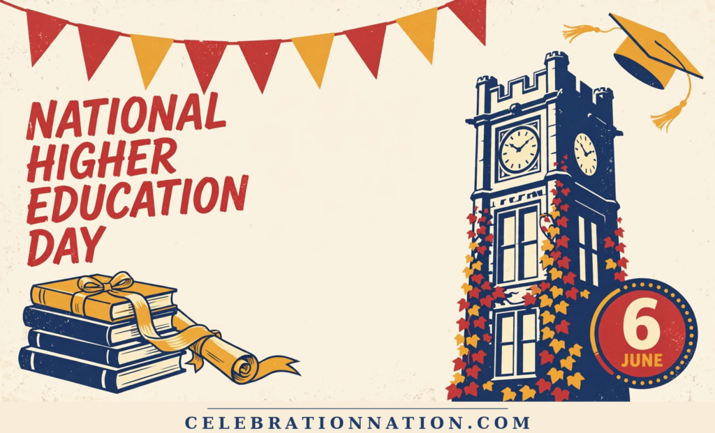 National Higher Education Day illustration, June 6