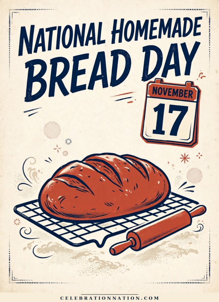 National Homemade Bread Day poster