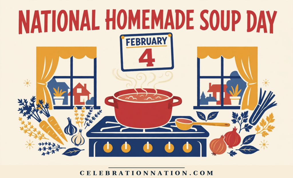 National Homemade Soup Day poster