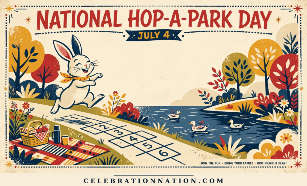 National Hop-a-Park Day poster