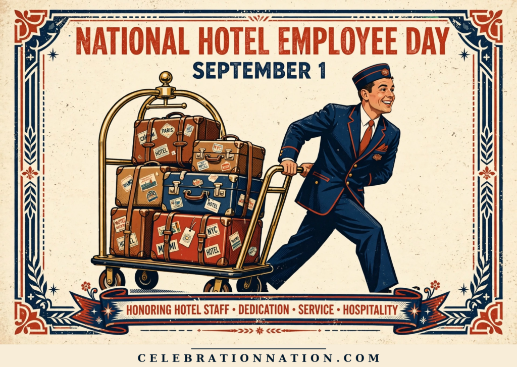 National Hotel Employee Day poster