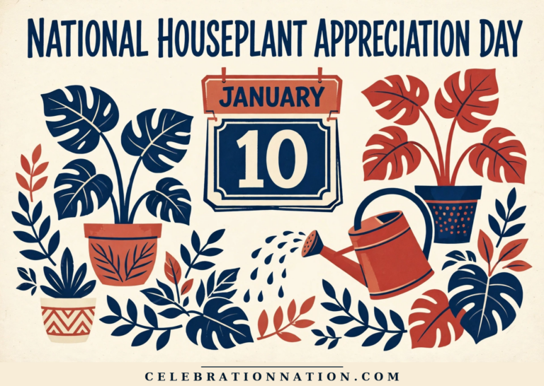 National Houseplant Appreciation Day poster