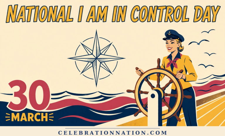 National I Am in Control Day poster