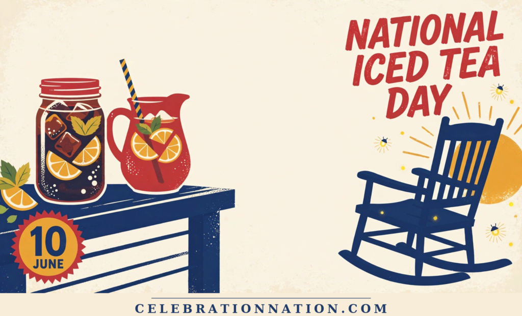 National Iced Tea Day poster