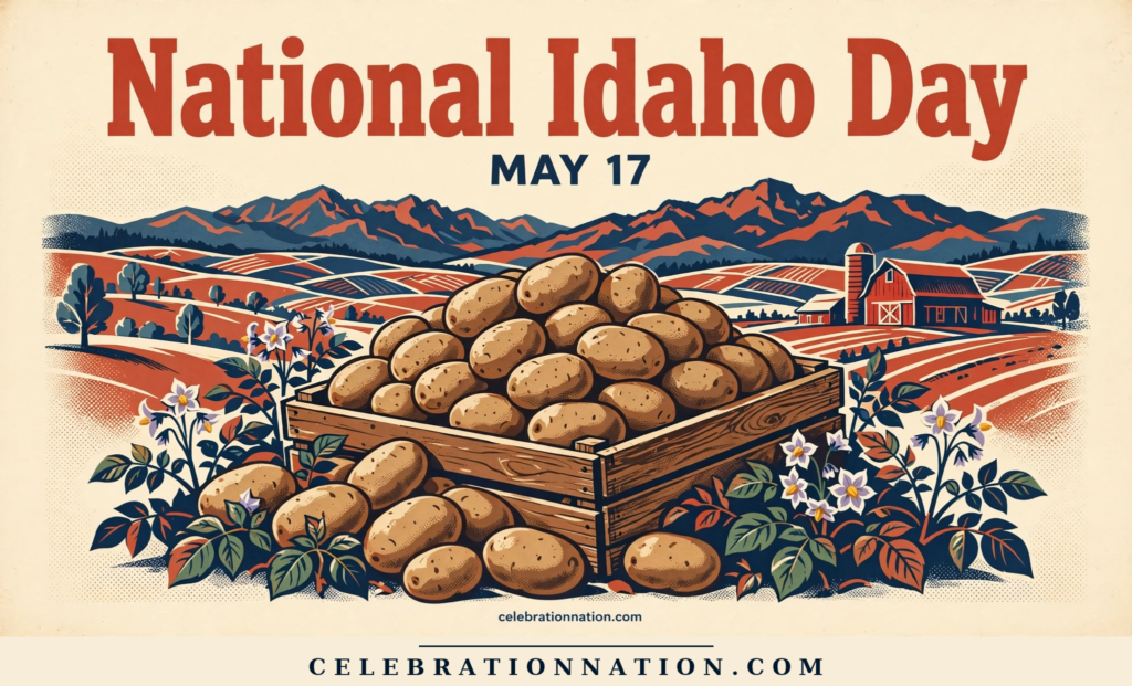 National Idaho Day poster