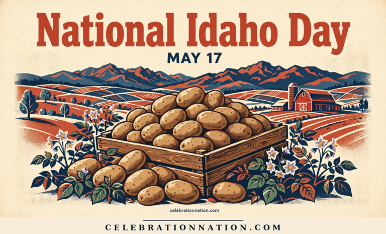 National Idaho Day poster