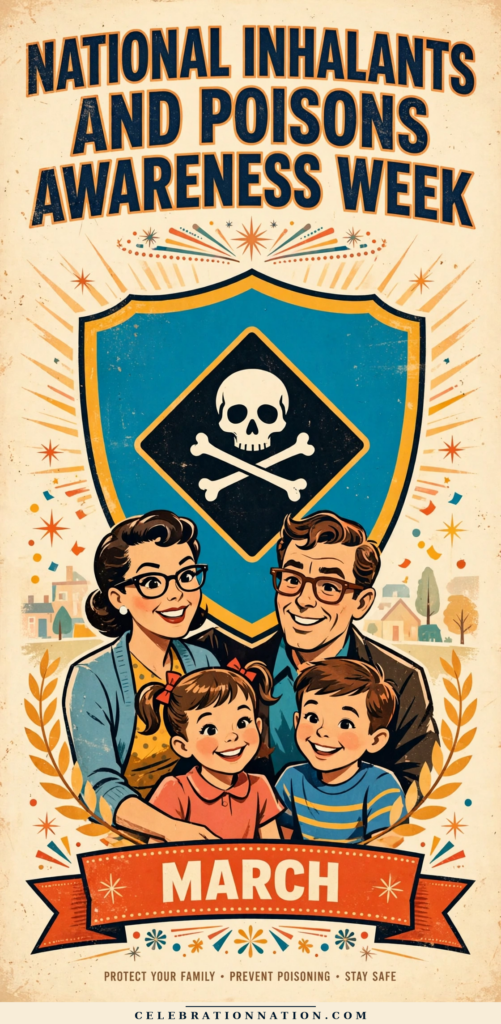 National Inhalants and Poisons Awareness Week poster