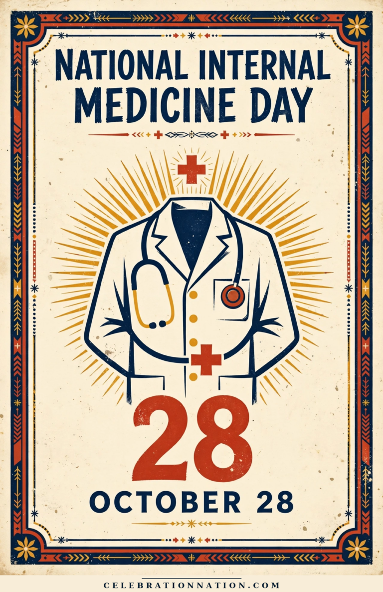 National Internal Medicine Day poster
