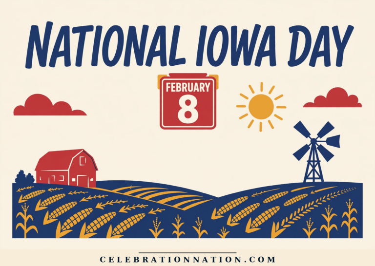 National Iowa Day poster