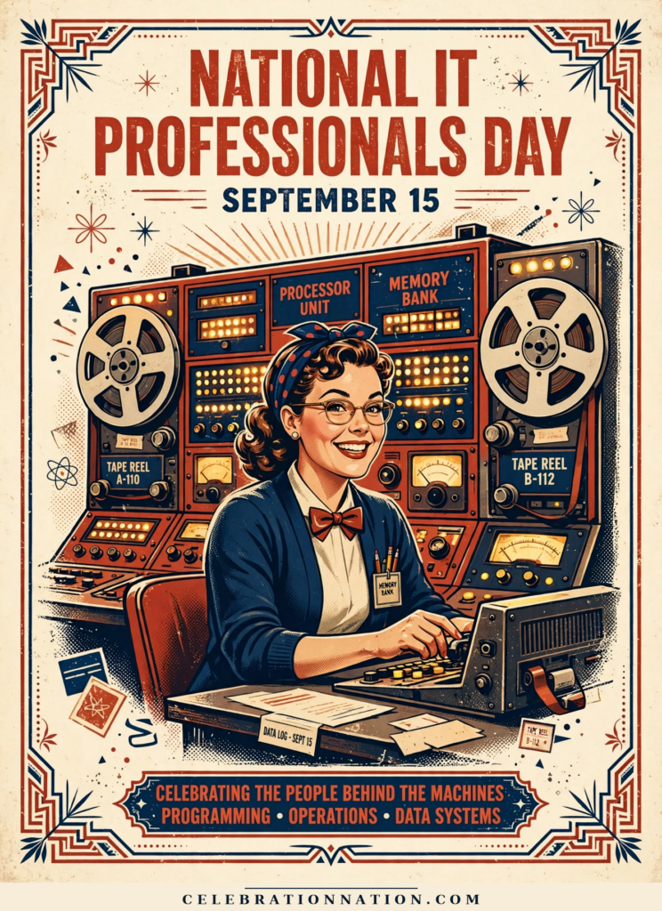 National IT Professionals Day poster