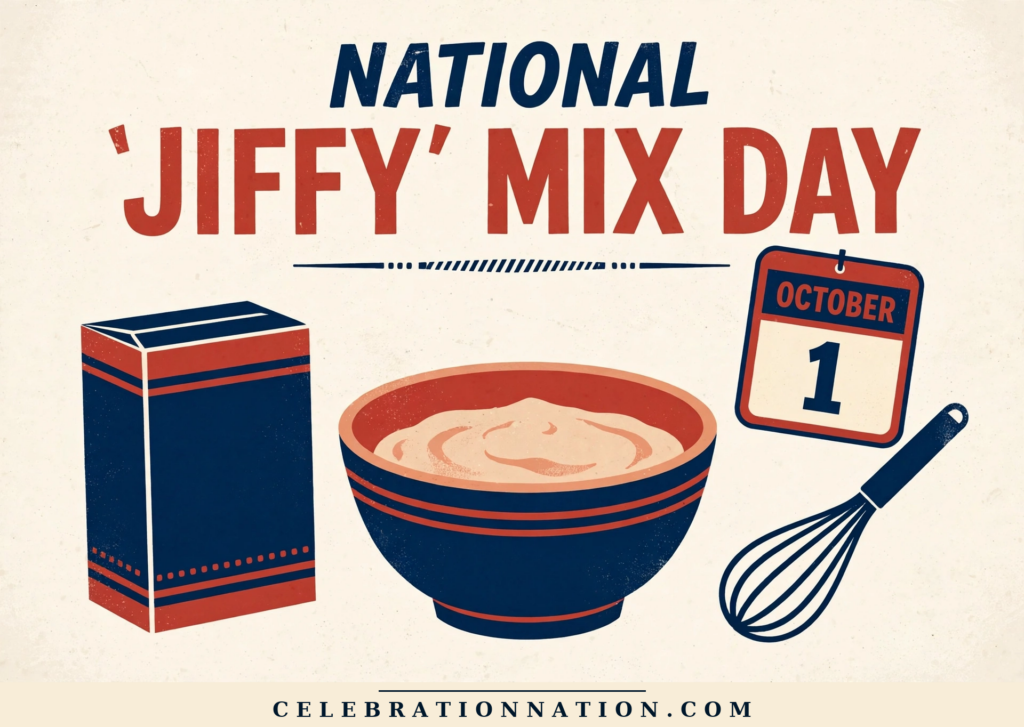 National ‘Jiffy’ Mix Day poster