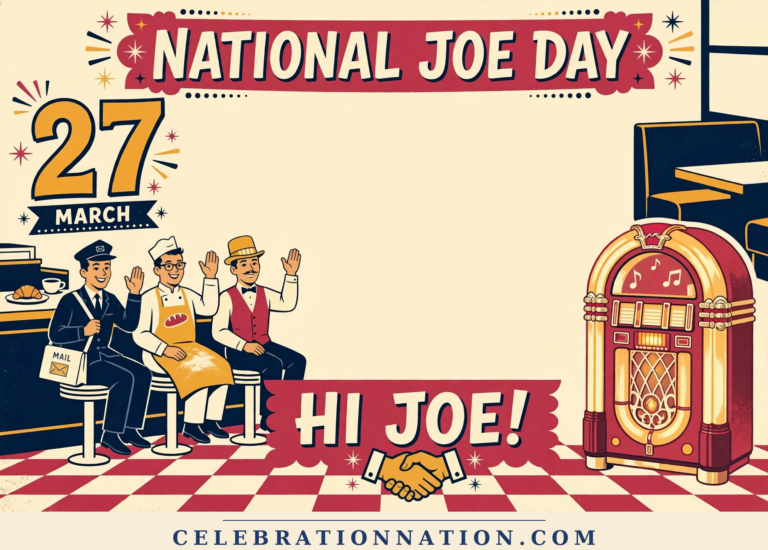 National Joe Day poster