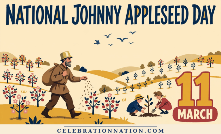 National Johnny Appleseed Day poster