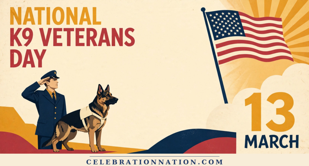 National K9 Veterans Day poster