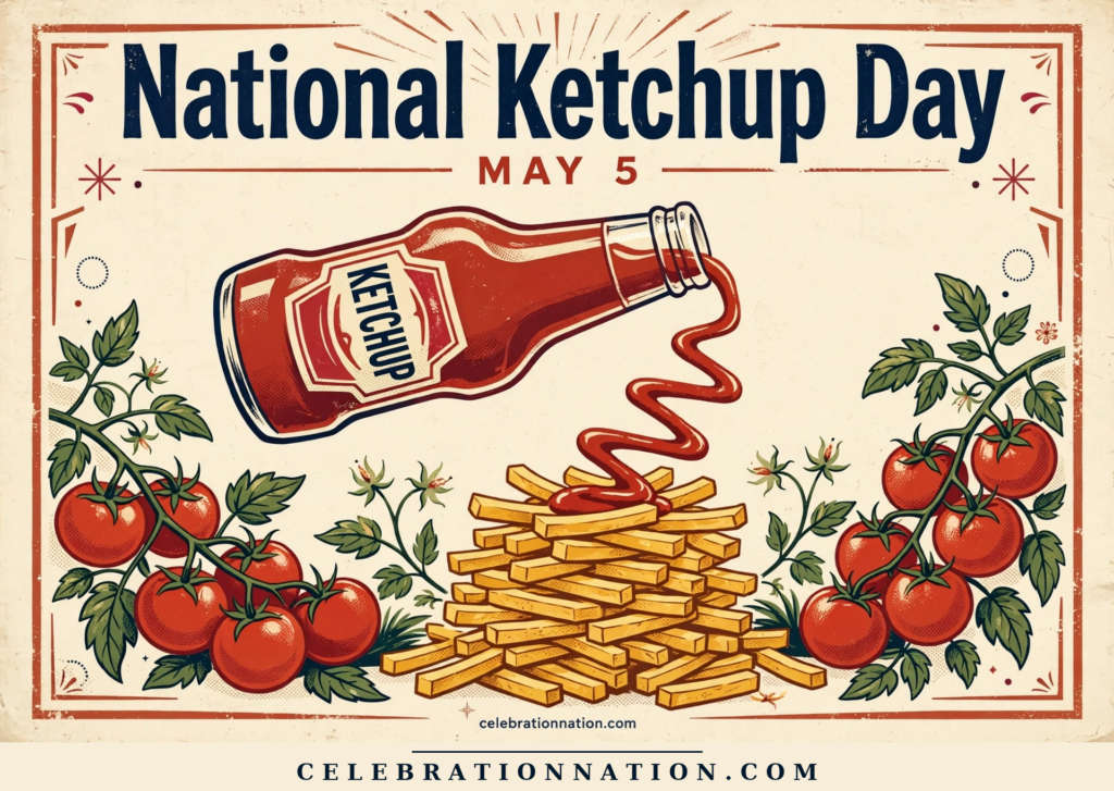 National Ketchup Day poster