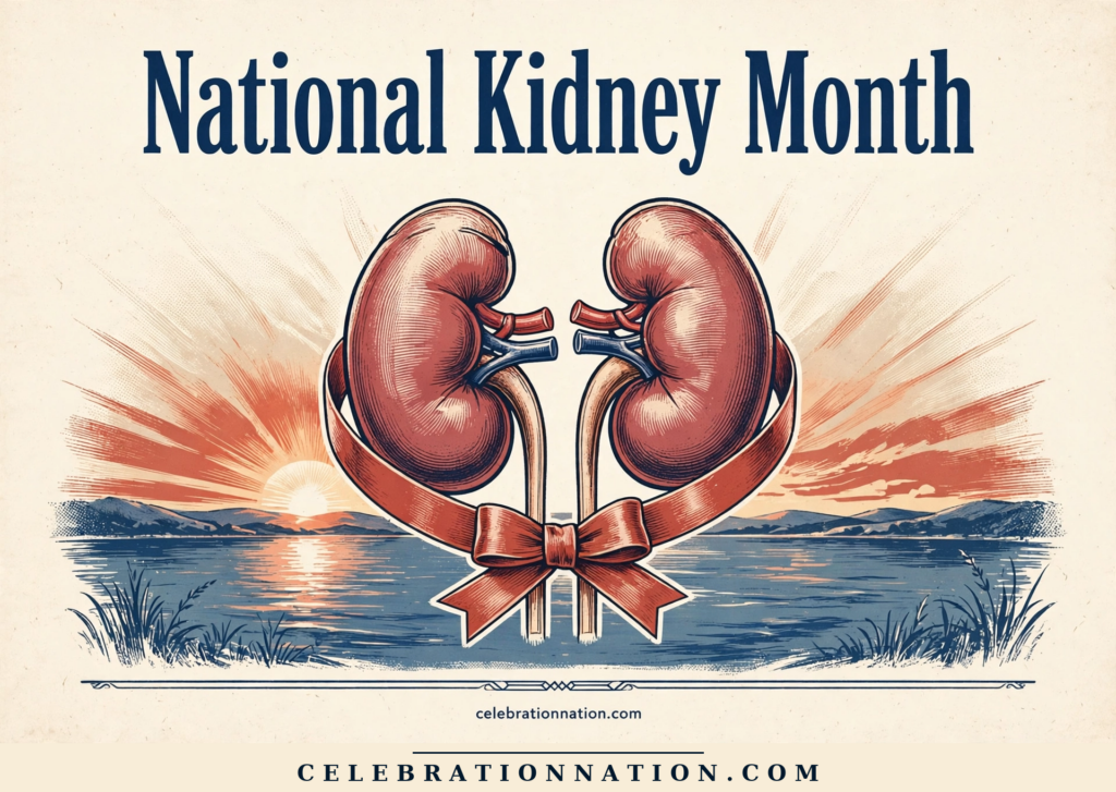 National Kidney Month poster