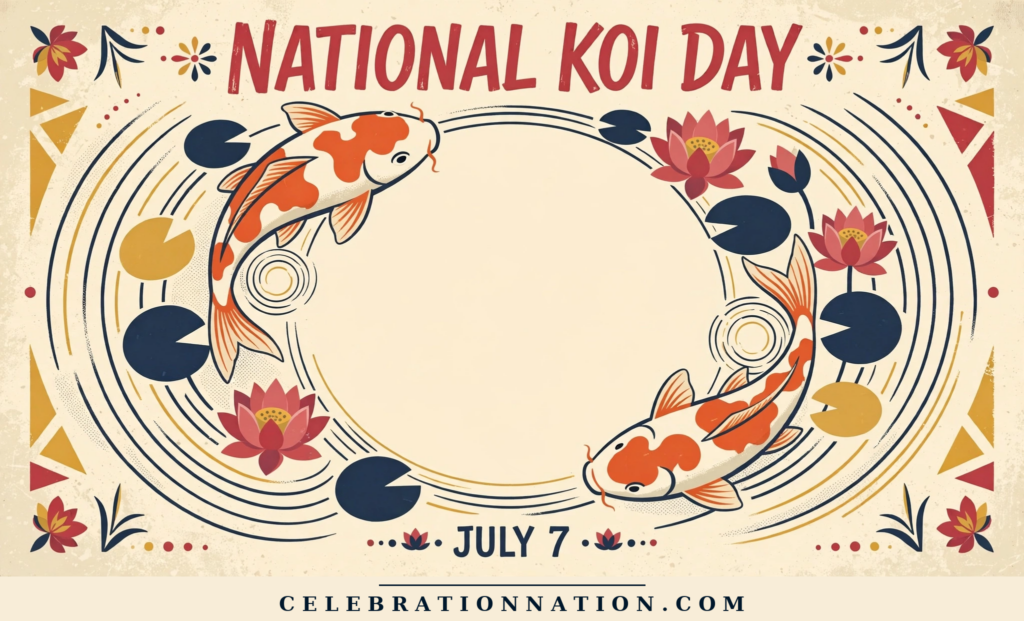 National Koi Day poster