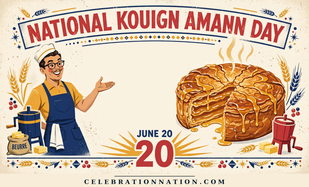 National Kouign Amann Day poster