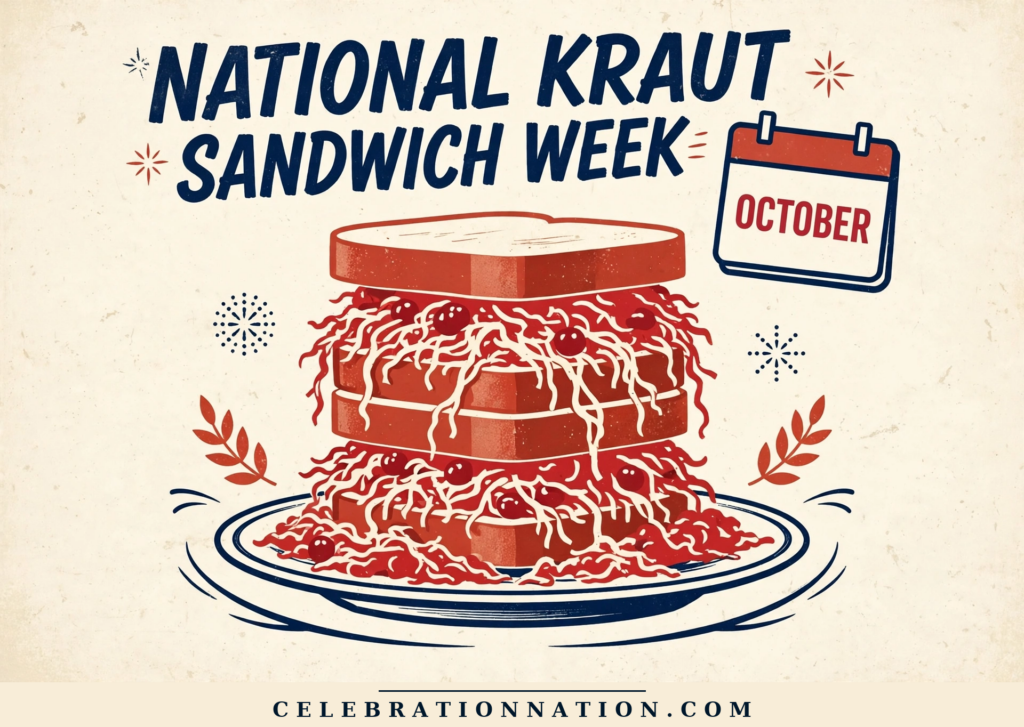 National Kraut Sandwich Week poster