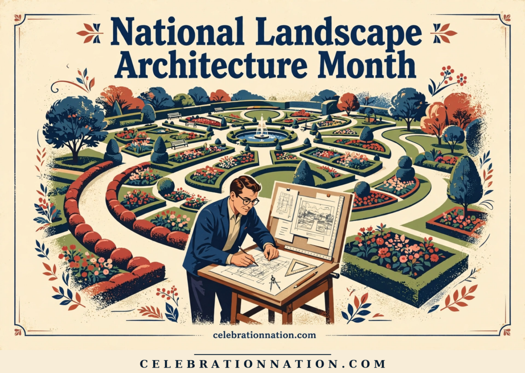 National Landscape Architecture Month poster