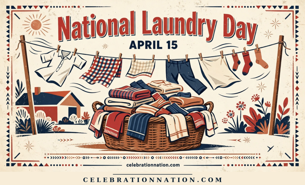 National Laundry Day poster