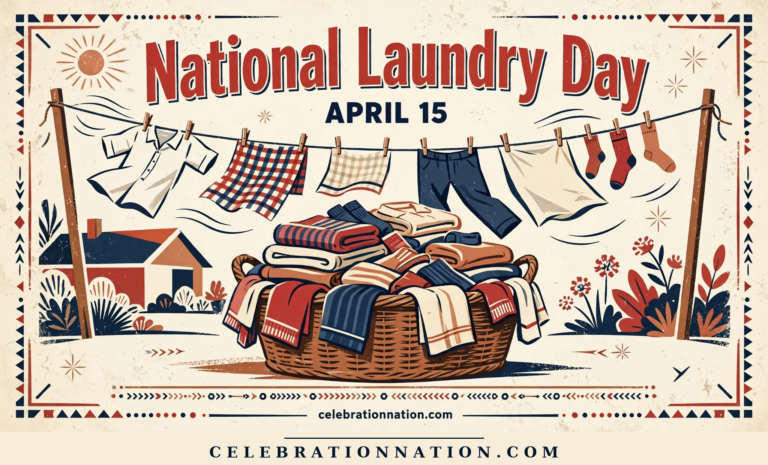 National Laundry Day poster