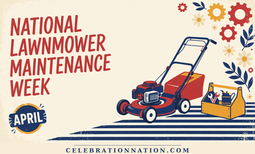 National Lawnmower Maintenance Week poster