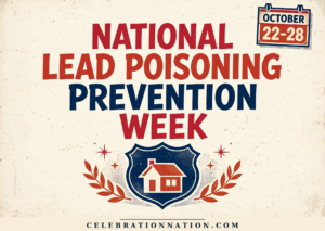 National Lead Poisoning Prevention Week illustration, October 22-28, 2023