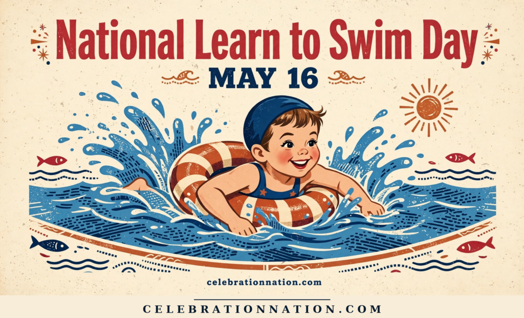 National Learn to Swim Day poster