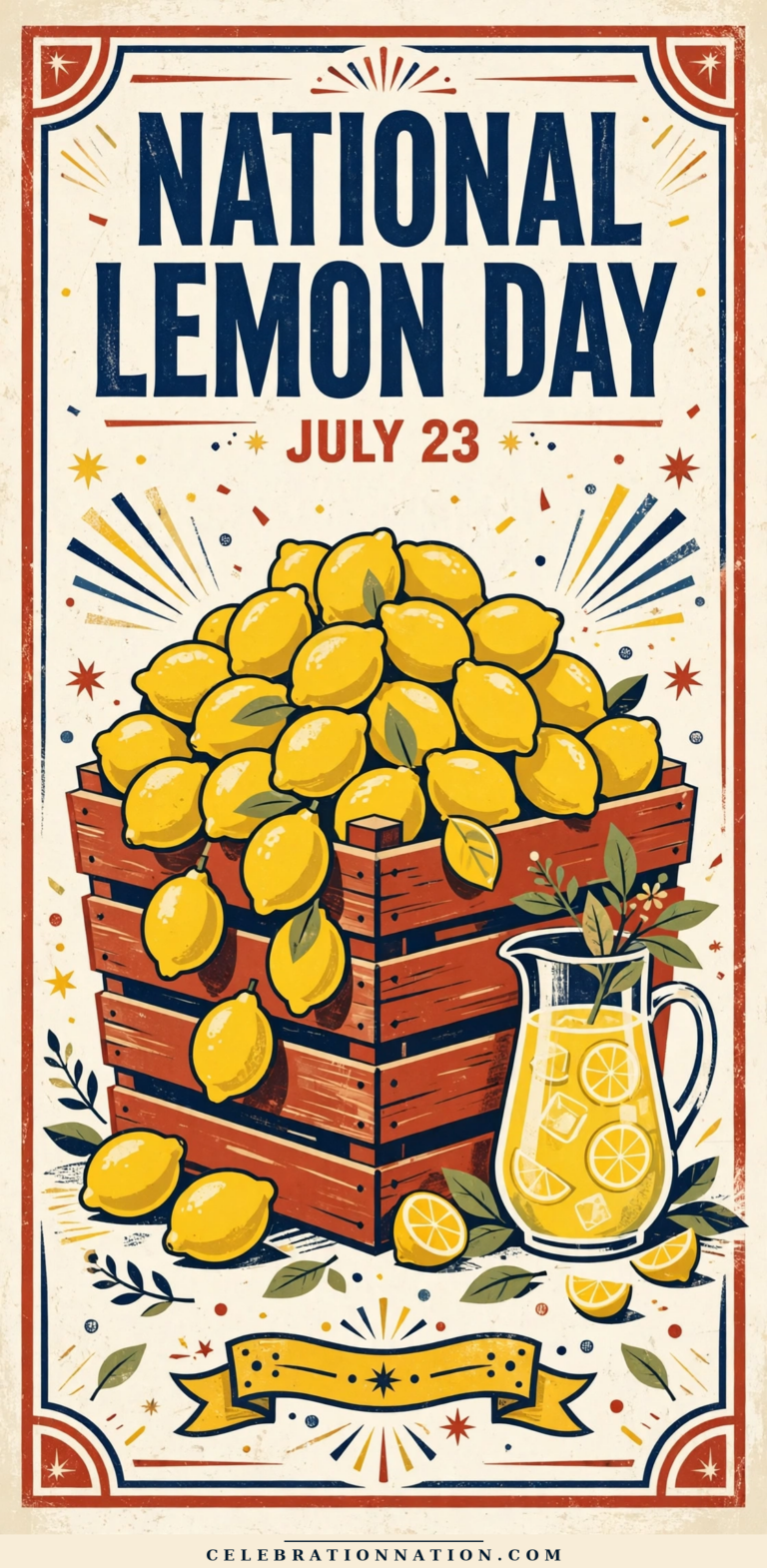 National Lemon Day poster