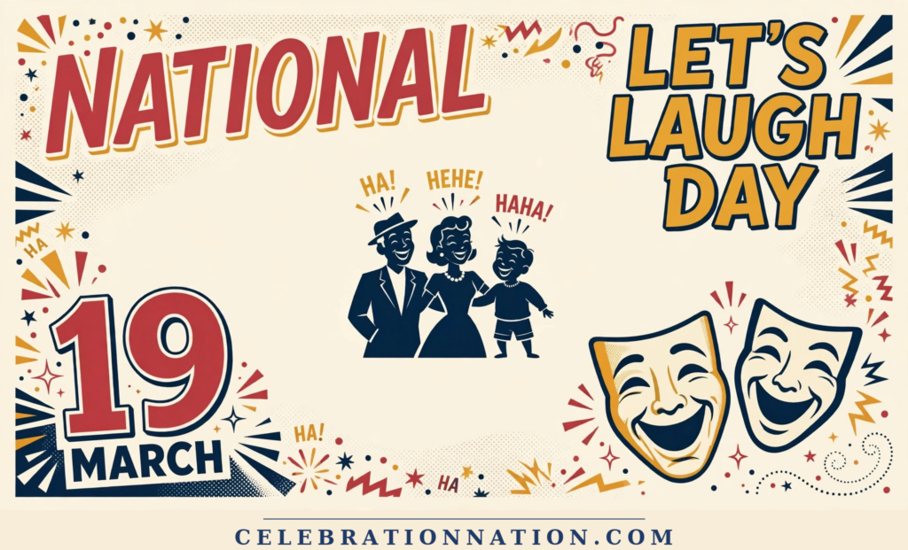 National Let’s Laugh Day poster