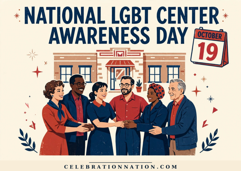 National LGBT Center Awareness Day poster
