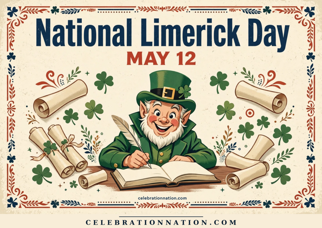 National Limerick Day illustration, MAY 12