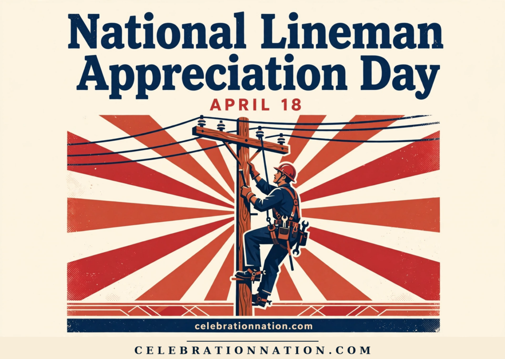National Lineman Appreciation Day poster