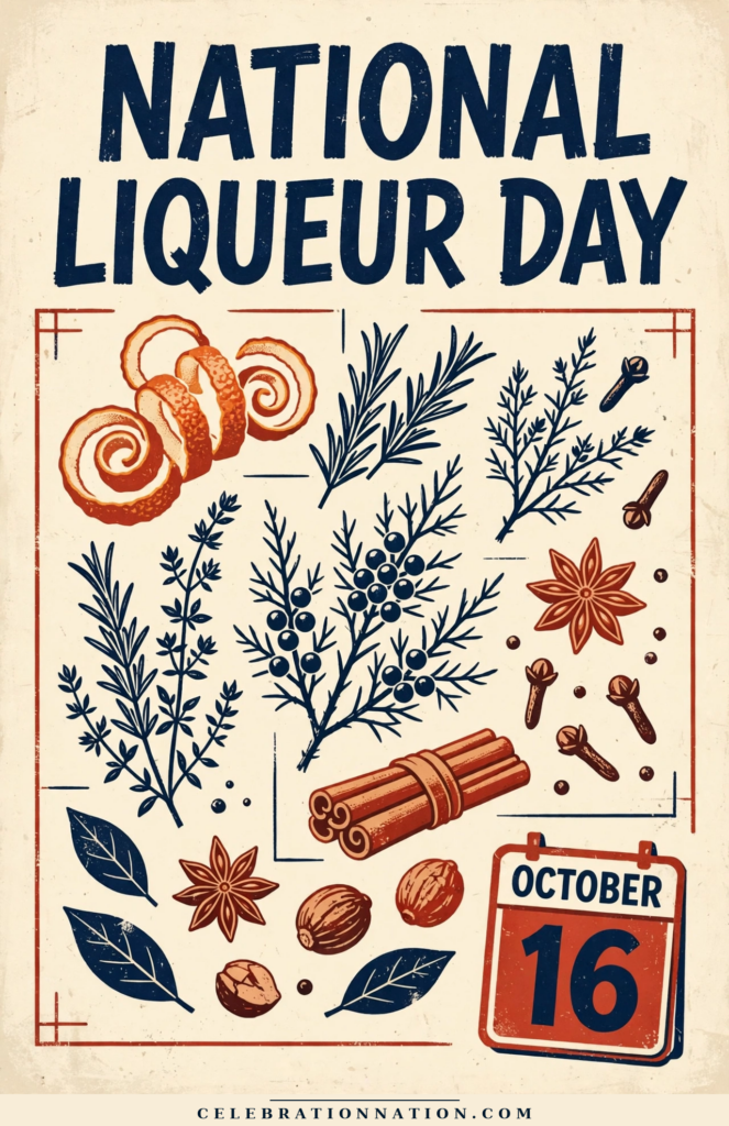 National Liqueur Day poster